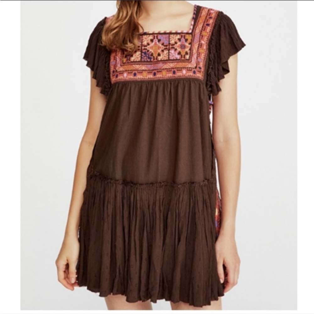 Free People Day Glow Mini Dress